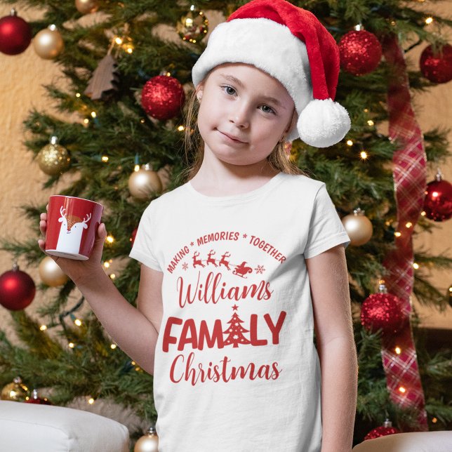 Christmas Family Reunion with Name T-Shirt (Creator Uploaded)