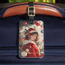 Christmas Fantasy : Holiday Romance Luggage Tag 1