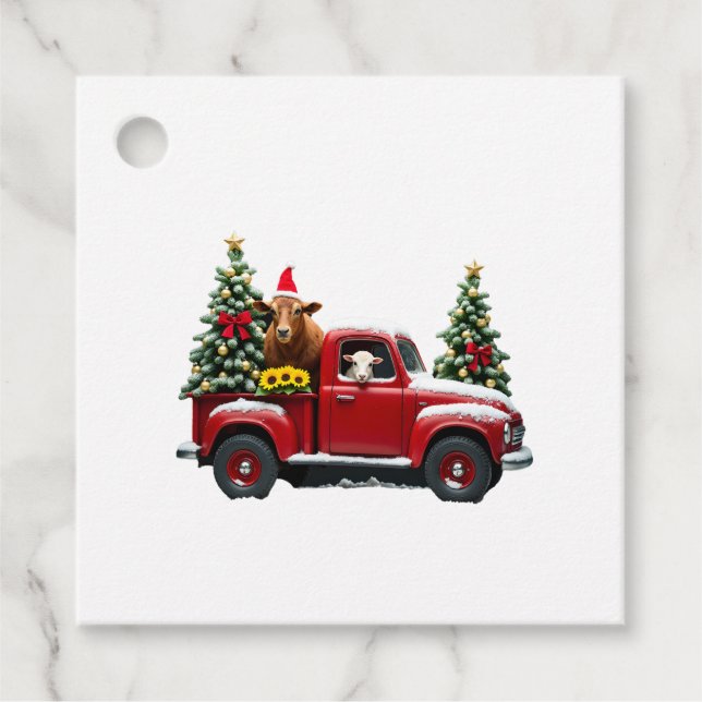 Christmas Farm (2) Favour Tags (Front)