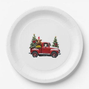 Christmas Farm (2) Paper Plate