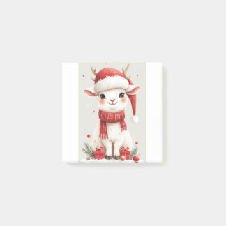 Christmas Farm Animal Cute Goat Post-it Notes