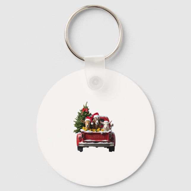 Christmas Farm Key Ring (Front)