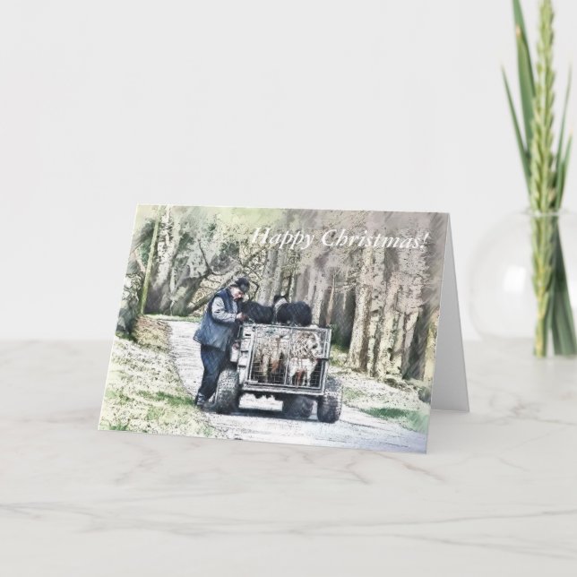 CHRISTMAS FARM LIFE HOLIDAY CARD (Front)