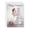 Christmas Fashion Illustration Card