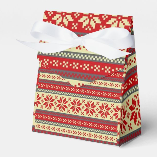 Christmas Favour Box (Front Side)