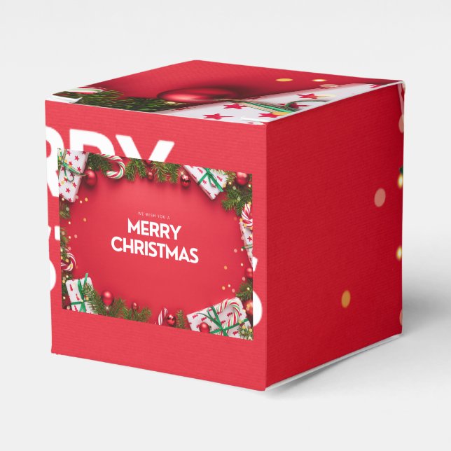 CHRISTMAS favour box (Front Side)