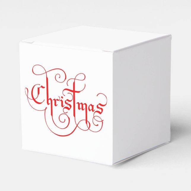 CHRISTMAS FAVOUR BOX (Front Side)