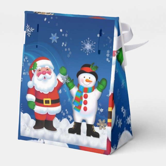 Christmas Favour Box (Back Side)