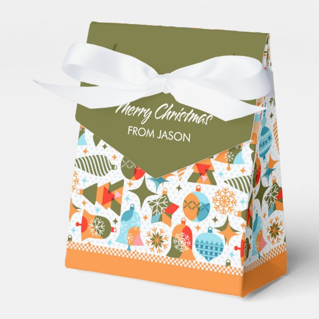 Christmas Favour Box (Front Side)