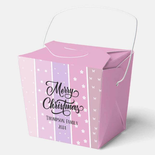 Christmas Favour Box (Front)