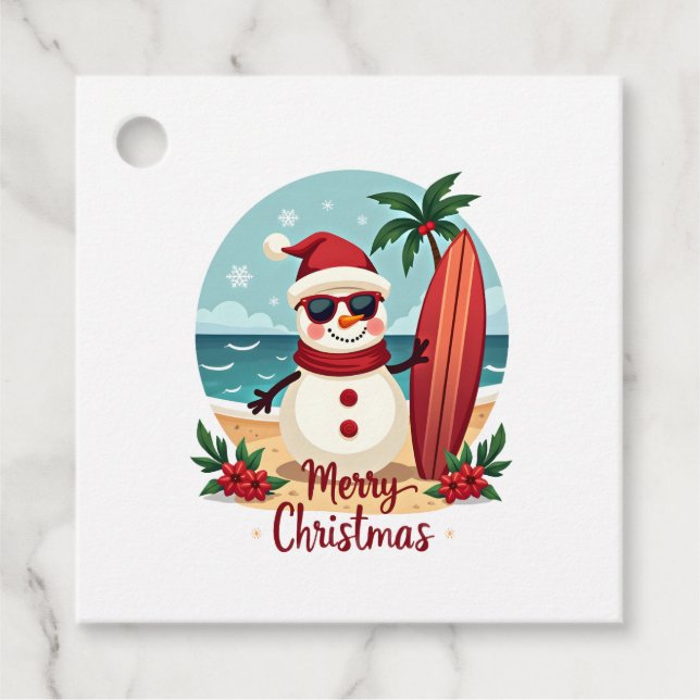 christmas favour tags (Front)