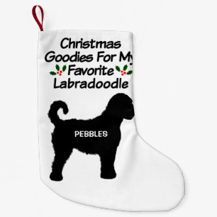 Christmas Favourite Labradoodle Dog Small Christmas Stocking