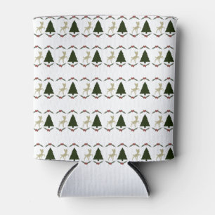 Christmas Fawn Can Cooler