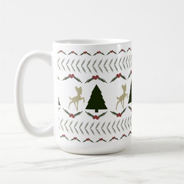 Christmas Fawn Mug  (Left)