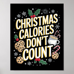 Christmas Feasting Tee - Holiday Indulgence Poster