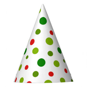 Christmas Feeling Dots Party Hat