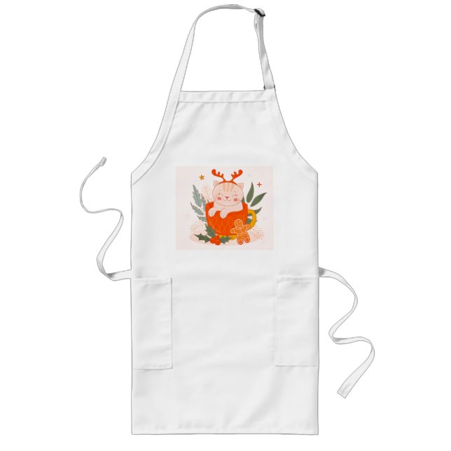 Christmas festival holiday apron  (Front)