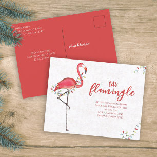 Christmas Festive Flamingo Holiday Lights Budget