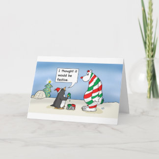Christmas - Festive Friends Holiday Card