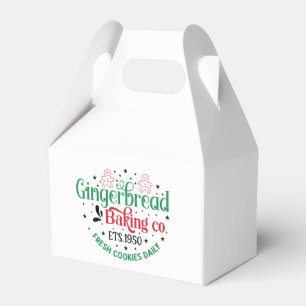 Christmas festive Gingerbread baking company Favour Box