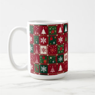Christmas festive pattern coffee mug