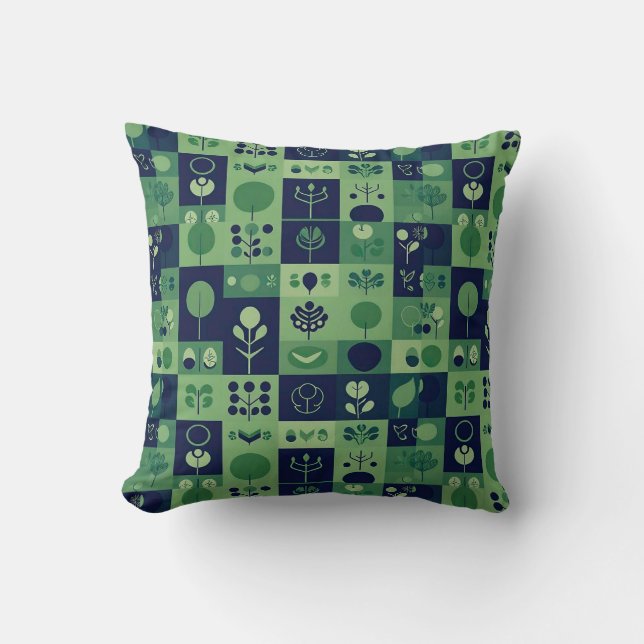 Christmas festive pattern cushion (Front)
