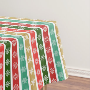 Christmas Festive patterns and colours Tablecloth