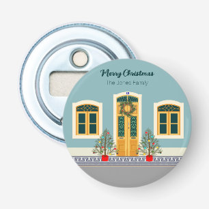 Christmas festive Portuguese House Bottle Opener