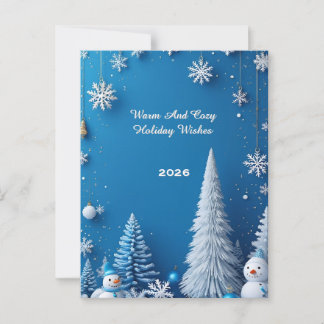 Christmas Festive Winter Scene Postcard