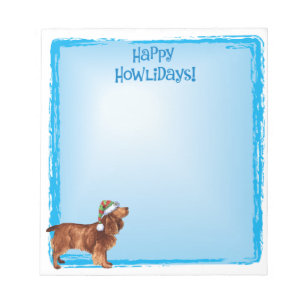 Christmas Field Spaniel Notepad