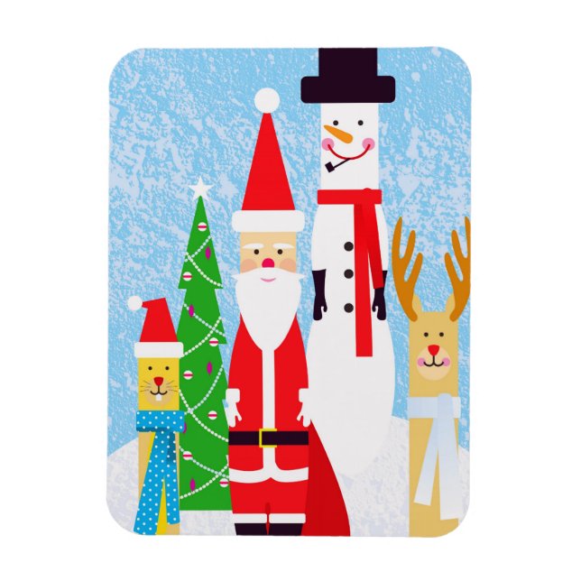 Christmas Figures Magnet (Vertical)