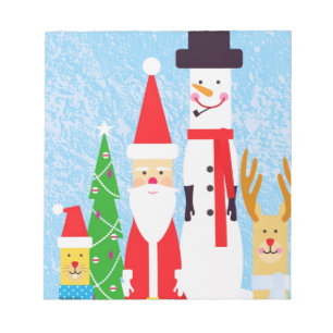 Christmas Figures Notepad