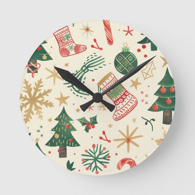 Christmas - Fill Your Home - Wall Clock (Front)