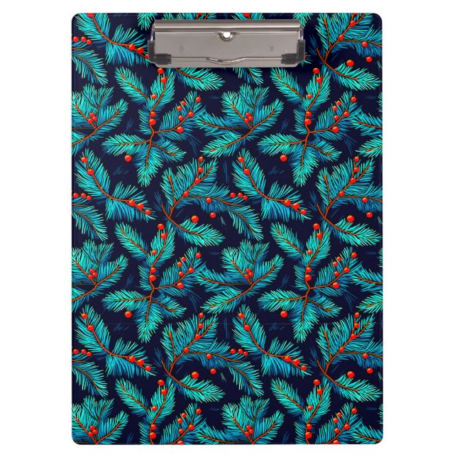 Christmas Fir Branch Pattern-82397 Clipboard (Front)