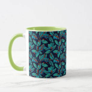 Christmas Fir Branch Pattern-82397 Mug