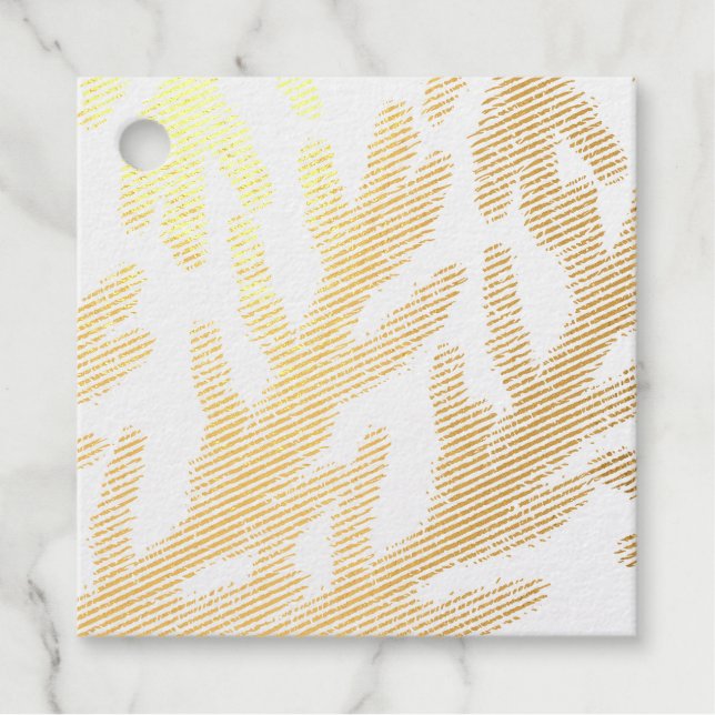 Christmas fir tree branches    favour tags (Front)