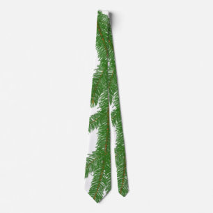 Christmas Fir Tree Branches   Tie