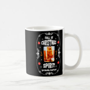 Christmas Fir Tree With Bourbon Ugly Xmas Bourbon  Coffee Mug