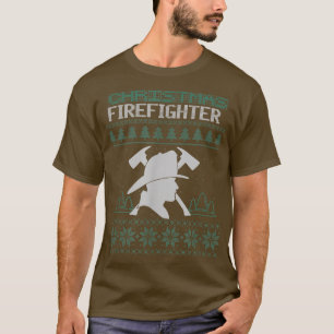 Christmas Firefighters Office Holiday Party T-Shirt