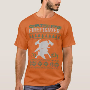 Christmas Firefighters Office Holiday Party T-Shirt
