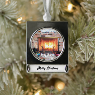 CHRISTMAS FIREPLACE ornament