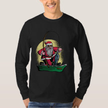 Christmas fisherman Santa Claus