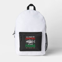 Christmas Fishing Bass Ugly Sweater