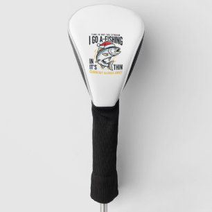 Christmas Fishing Stream Quote Design Golf Head Cover