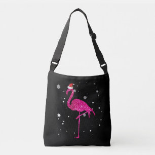 Christmas Flamingo Essential Crossbody Bag