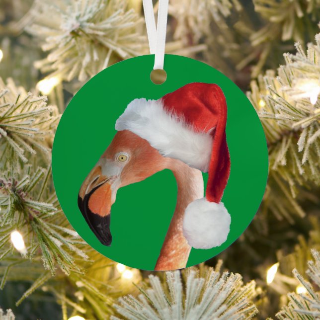 Christmas Flamingo Ornament (Insitu)