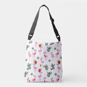 Christmas Flamingo Party   Holidays Crossbody Bag