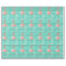 Christmas Flamingo Stripe wrapping paper