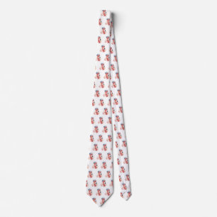 Christmas Flamingo Tie