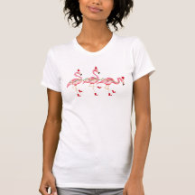 Christmas Flamingos T-Shirt